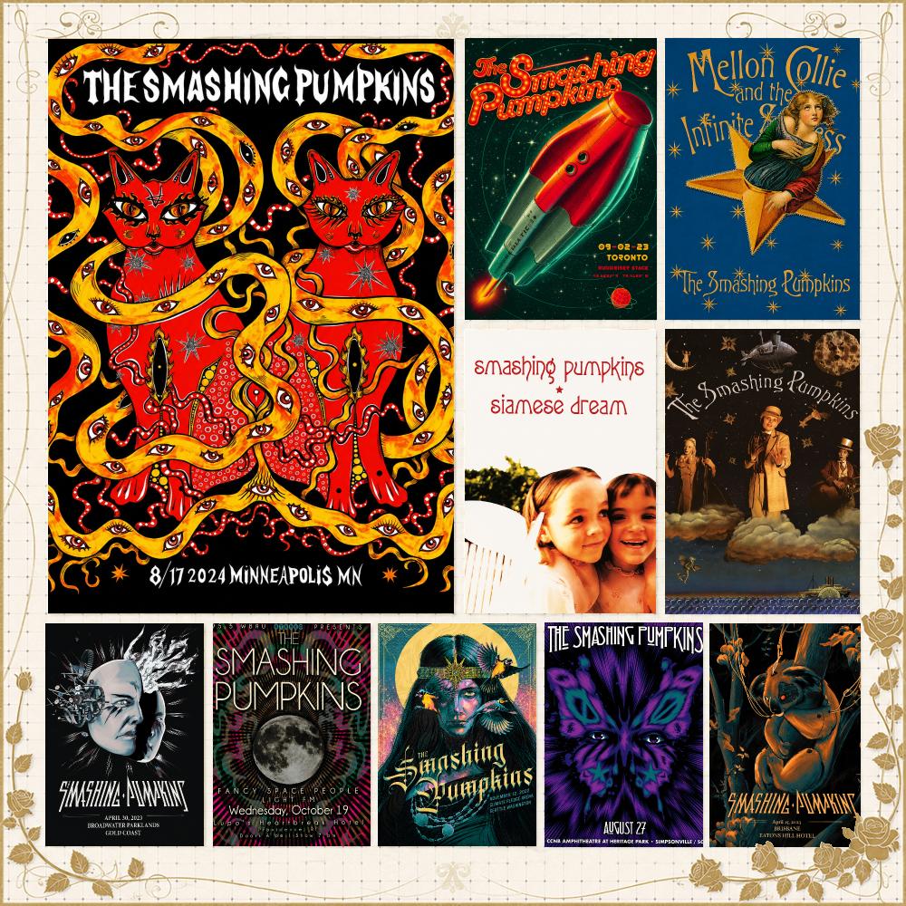 Sports Equipment Poster - Band T-The Smashing Pumpkins Alt Rock
