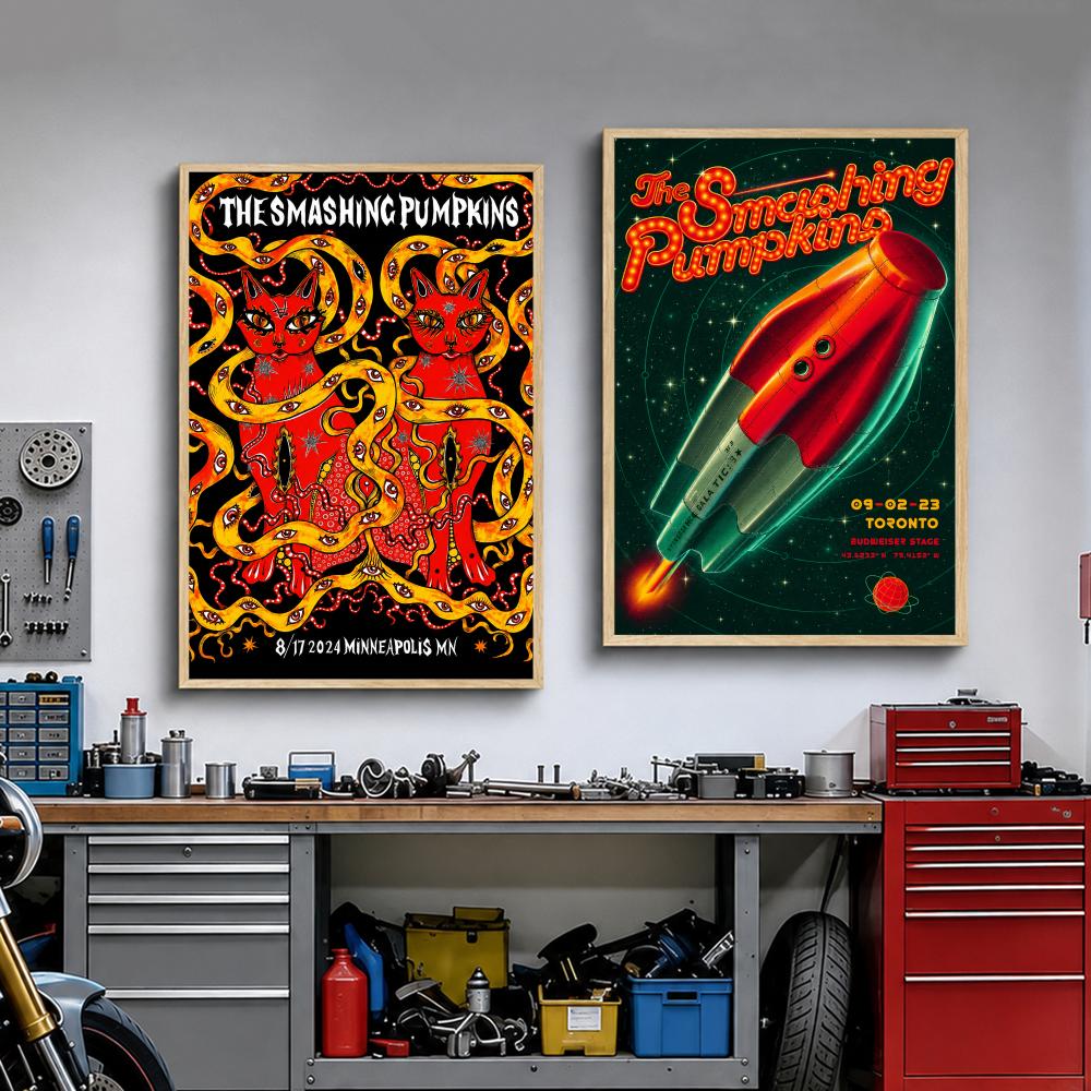 Band T-The Smashing Pumpkins A - огляд і ціна Sports Equipment Poster