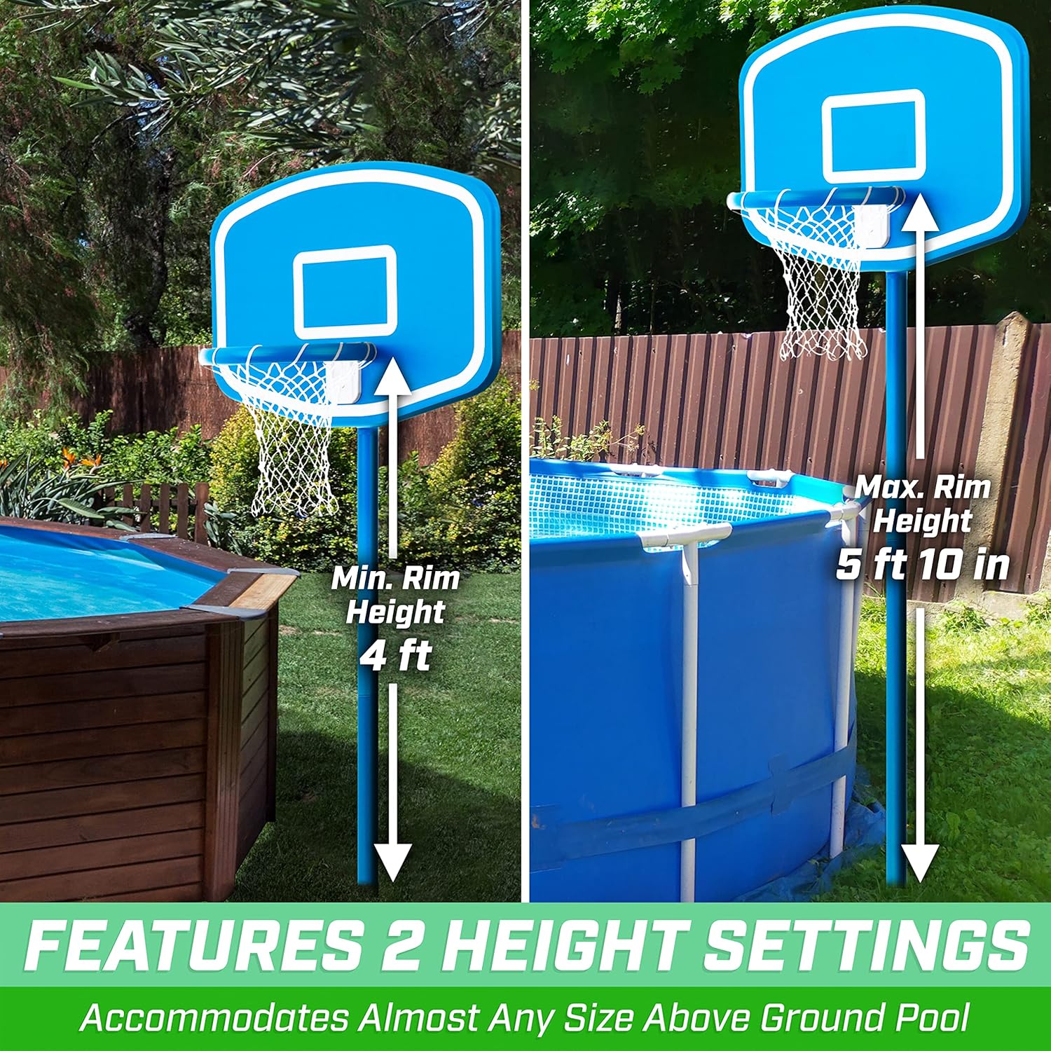 Above Ground Pool Basketball H - огляд і ціна Basketball Hoop