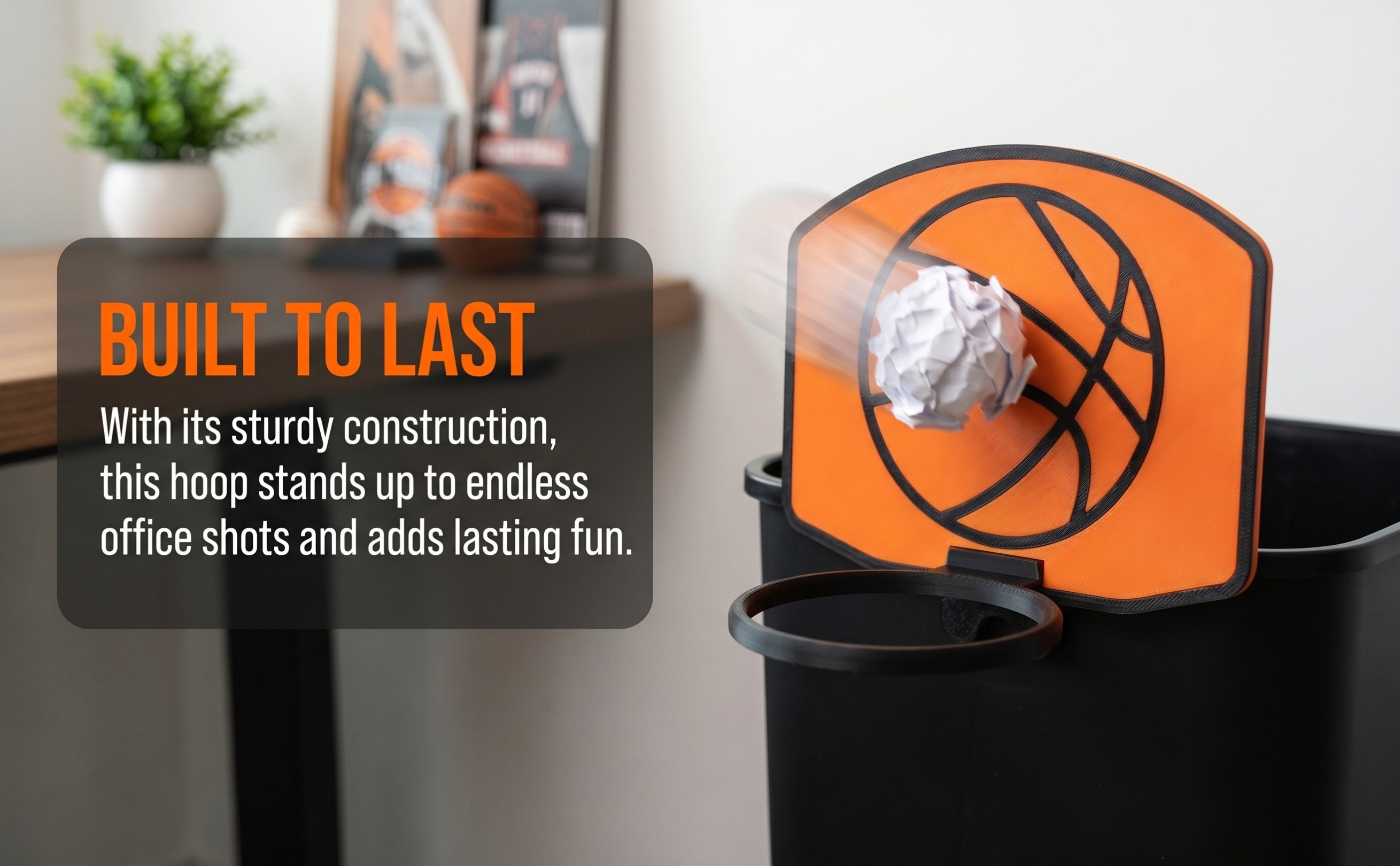 Mini Basketball Hoop For Trash - огляд і ціна Basketball Hoop